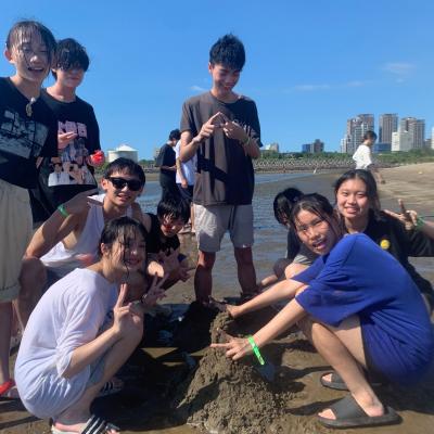 海邊團照